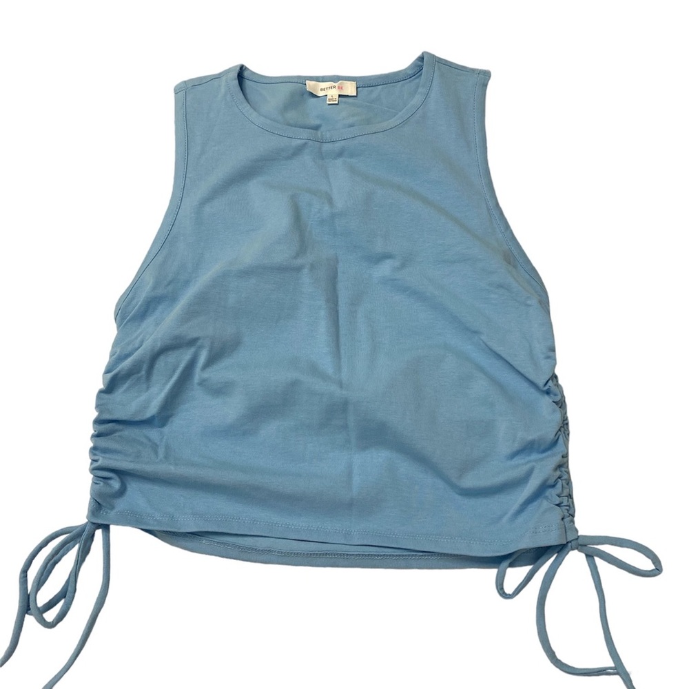 Crop  top size L blue